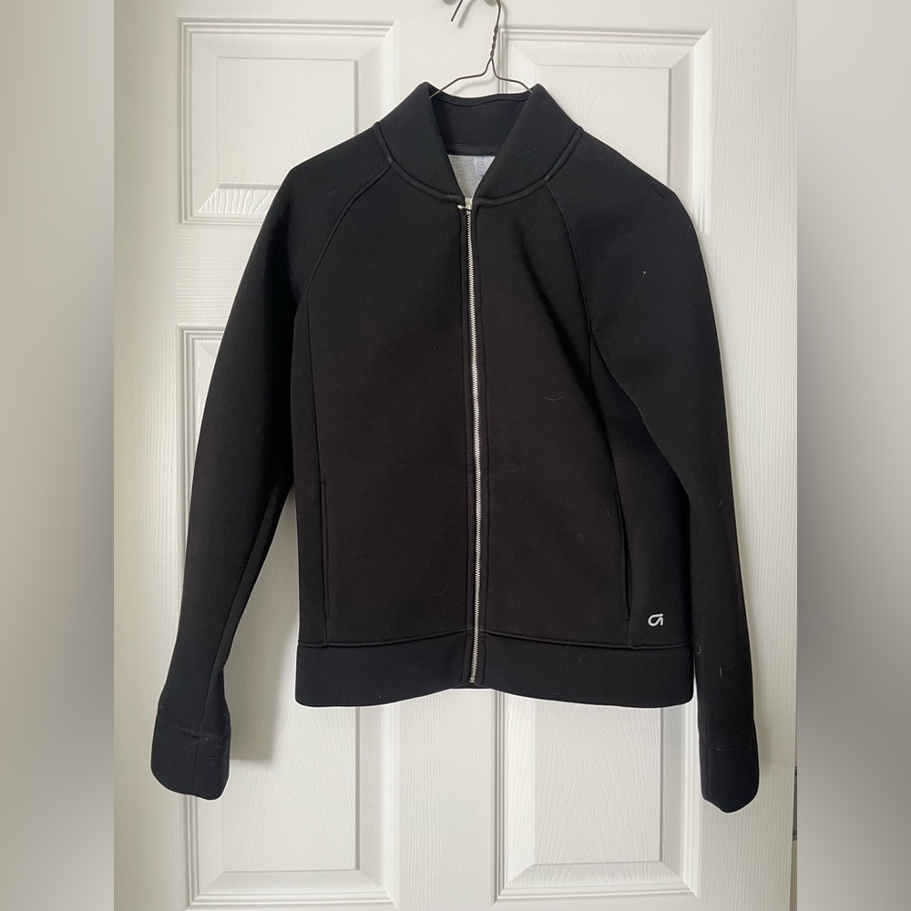 Neoprene track jacket